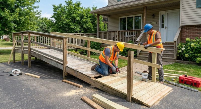 Handicap Ramp Repair in Conroe, TX