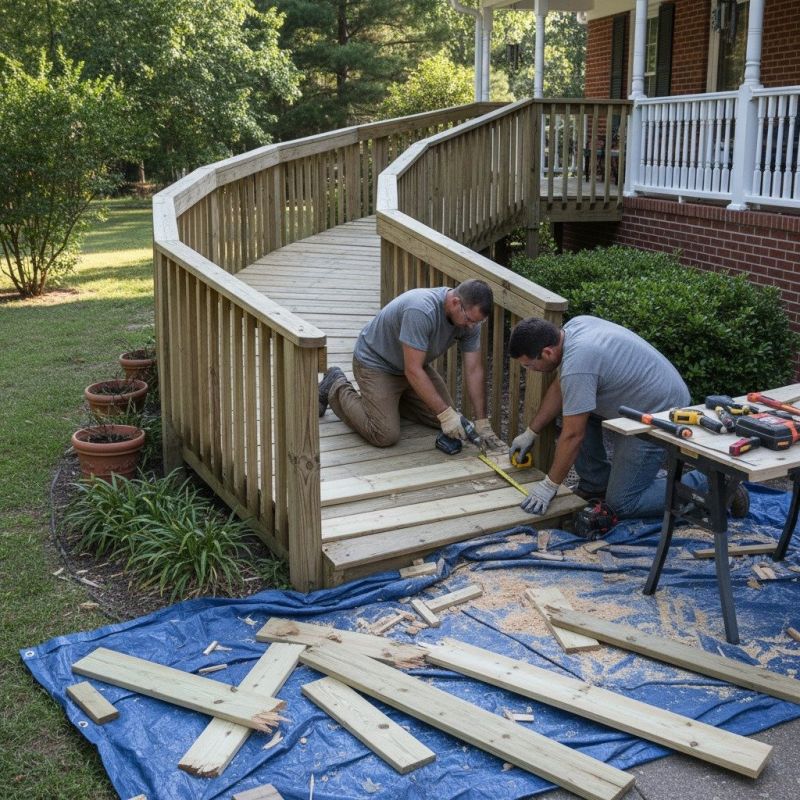 Handicap Ramp Repair in Wilmington, NC